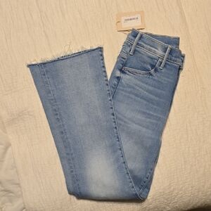 Women's Mother The Hustler Ankle Fray Jeans, NWT